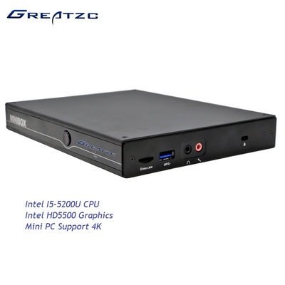 I5 Industrial Rugged Embedded Computer Intel HD 5500 Support 4K DP HDMI