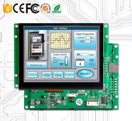 Industrial LCD Touch Screen Monitors , RS232 / RS485 Interface 5 Inch Display Module